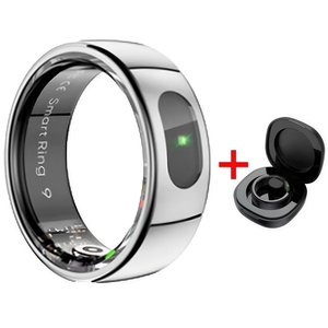 Nhẫn thông minh R08 theo dõi nhiệt độ cơ thể, theo dõi giấc ngủ, theo dõi hoạt động thể chất, điều khiển bằng cử chỉ, đa chức năng, vỏ thép, điều khiển bằng ứng dụng - Product Image 4