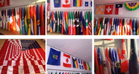 Fabricant de drapeau d'État du Dakota du Sud double face de haute qualité 3x5ft brodé imprimé drapeau SD en polyester durable et résistant