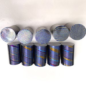 Baoji cung cấp Đen timascus phẳng thanh tròn xoắn thanh Damascus Nhà cung cấp thanh ở Trung Quốc - Product Image 1