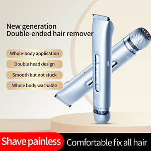 IFINE Damen-Rasierer für Intimbereich Doppelkopf-Elektro-Epilierer 2-in-1 Haarentfernungsgerät Achselhaar-Trimmer für den Haushalt - Product Image 3