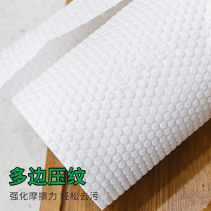 Paño de limpieza de doble uso, húmedo y seco, absorbente y grueso, paño de cocina rectangular blanco desechable para ollas y sartenes - Product Image 1