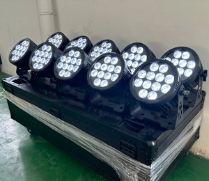 10 pezzi all'aperto Ip65 12x18w RGBWAUV 6 in1 batteria senza fili luce Wifi controllo del telefono Touch Display - Product Image 1