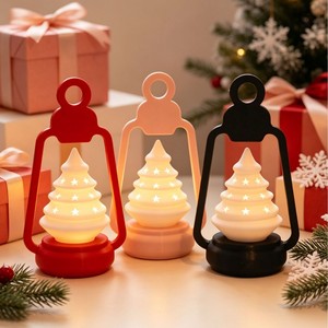 Linterna Navideña Impresa en 3D FUSEJOY, Luz Nocturna, Decoración Hueca en Forma de Estrella, Decoración Navideña para Escritorio - Product Image 1