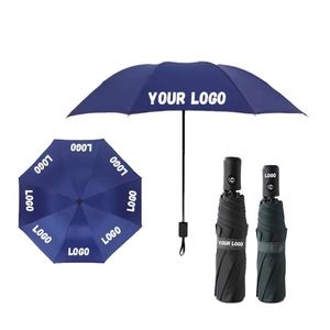 Promotion Business Gifts Custom Logo Automatic Advertising <b>Umbrella</b> Printed <b>Umbrellas</b> for the Rain - Product Image 1