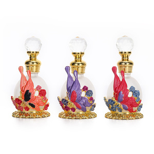 Direct wholesale from manufacturer Dubai 15ml butterfly essential oil <b>Bottle</b> <b>glass</b> empty Ball-shaped <b>glass</b> <b>bottle</b> - Product Image 1