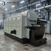 Chaudière à vapeur biomasse automatique à haute température, écologique et à faibles émissions, de 6 tonnes, pour usine de blanchisserie centralisée