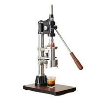 LOVFE Ménage Commercial Extraction manuelle Espresso Levier à pression variable Cafetière Presse manuelle Machine à café