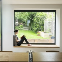 Ventanas Fijas de Vidrio de Aleación de Aluminio Personalizadas para Hotel y Villa, Ventanas de Doble Acristalamiento para Escaparates y Patios en Venta