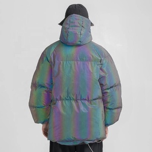 겨울 주문 상표를 위한 남자 폴리에스테 포탄 경주자 재킷을 위해 달리는 자필 Puffer 사려깊은 재킷 최신유행 우연한 스포츠 - Product Image 4