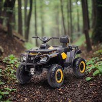 Enfants 24V électrique ATV Quad vélo 4 roues plage voiture jouets pour enfants 5-7 ans pédale puissance siège MP3 fonction EVA roues boîte