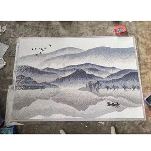 <strong>Tile</strong> Picture Flower Design Marble Mosaic Pattern on Wall - Product Image 5