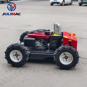 <strong>Flail</strong> Lawn <strong>Mower</strong> with <strong>Remote</strong> Control Mulching Function Durable for Commercial Landscape for Lawn Maintenance - Product Image 2