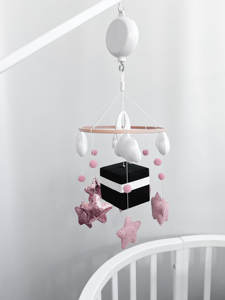 Venta al por mayor islámico Quran Nasheeds cuna <span class=keywords><strong>de</strong></span> bebé móvil fieltro oro Luna Kaaba estrella musulmán bebé móvil - Product Image 6