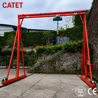 Grue portique monopoutre de type treillis de 20 tonnes montée sur rail, grue de levage à portique personnalisable pour opération en zone industrielle