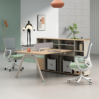 Escritorio de Oficina Serie Wenjie WJ-13, Muebles de Oficina Modernos OEM/ODM, Tamaño, Color y Logotipo Personalizables