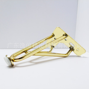 Gold Zinc Alloy <b>Sofa</b> Legs Heavy Duty Furniture <b>Support</b> For Living Room Modern Industrial Design - Product Image 1