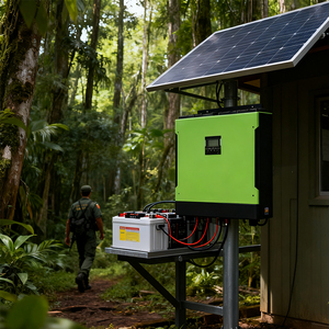 Home Use 50/60Hz Hybrid <b>Solar</b> <b>Generator</b> 10kW 97% Efficiency MPPT Single Output Grid Energy ZLWMI-10000-7 Pv <b>Solar</b> <b>Solar</b> - Product Image 1