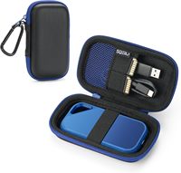 Прочный чехол для SanDisk Extreme/SanDisk PRO 1TB 2TB 4TB 500GB / портативного SSD-накопителя Passport, защитный дорожный чехол-сумка для хранения