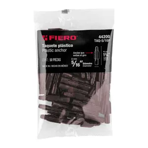 FIERO 5/16 \ "scatola di ancoraggio muro a secco con 12 unità e borsa con 50 tappi di plastica facile installazione - Product Image 4