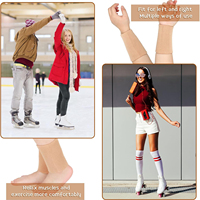 Manchon de protection pour cheville en gel hydratant, protège-patins à glace, coussinet de protection pour le patinage sur glace, la pratique du ski et la protection des pieds