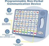 Aide à la communication portable en ABS pour la thérapie du langage de l'autisme et la rééducation post-AVC, pour les enfants de 5 à 7 ans