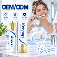 Dentifrice blanchissant personnalisé en gros : Nettoie la bouche, blanchit les dents, emballage sur mesure