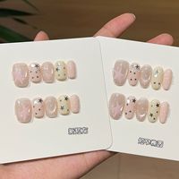 Ongles press-on œil de chat en gel souple, directement de l'usine, couvrance totale, design personnalisé disponible