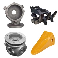 Composants métalliques moulés sur mesure, services de fonderie et d'usinage CNC pour l'industrie, pièces de fonderie sous pression en métal
