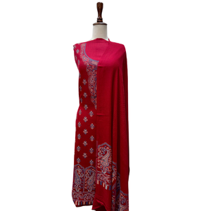 Costumes Jacquard Jamawar pour femmes, tissu tissé de qualité supérieure, robe traditionnelle 3 pièces, design personnalisé, fabricant OEM ODM en gros - Product Image 4