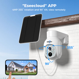Vente en gros de système de caméra de sécurité sans fil IP extérieur H.265 IP66 4MP cctv Ptz extérieur avec WiFi solaire - Product Image 2