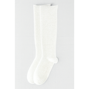 Calze a compressione bianche da indossare tutto il giorno per unisex - Product Image 1