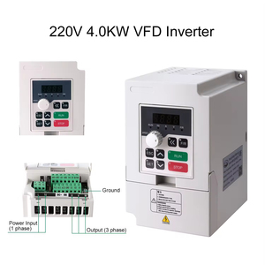 Moteur de broche CNC refroidi par air haute vitesse 4 kW ER25 220 V/380 V avec variateur de fréquence (VFD) pour machine de gravure et de fraisage - Product Image 1