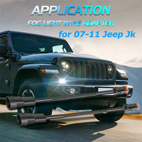 Une paire d'adaptateurs de connecteur 9005 vers DT, faisceau de câblage pour phares antibrouillard LED de voiture 12V, capacité 120W, pour Jeep JK 07-11
