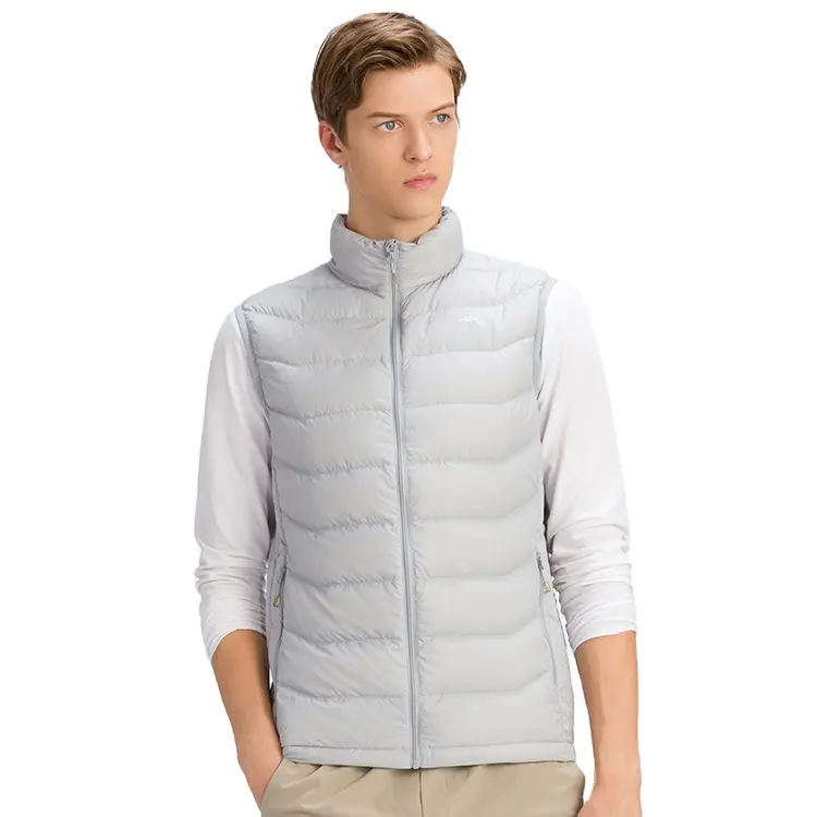 Chaleco ligero de invierno para hombre, chaqueta acolchada personalizada, cálida, novedad