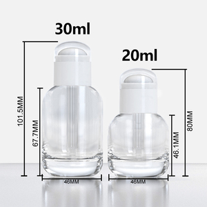Flacons en verre cosmétiques personnalisés pour sérum, 20 ml, 30 ml, ovales, vides, pour huile essentielle, avec bouchon sécurité enfant, flacons en verre pour sérum capillaire - Product Image 6