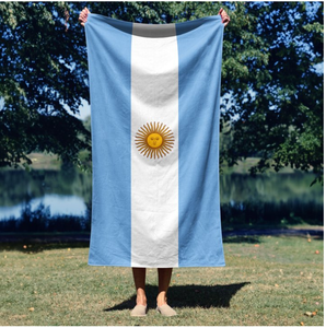 Toalla de Playa con la Bandera de Ecuador, Toalla Deportiva de Microfibra de Secado Rápido con la Bandera de Todos los Países, Personalizada para Partidos de Fútbol Mundial, Toalla de <span class=keywords><strong>Baño</strong></span> para Piscina - Product Image 4