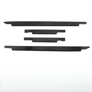 Couvre-seuil <span class=keywords><strong>de</strong></span> <span class=keywords><strong>porte</strong></span> <span class=keywords><strong>de</strong></span> voiture en fibre <span class=keywords><strong>de</strong></span> carbone <span class=keywords><strong>de</strong></span> style B avec lumière LED pour Mercedes-Benz Classe G G Wagon W463 G63 Kit carrosserie - Product Image 1