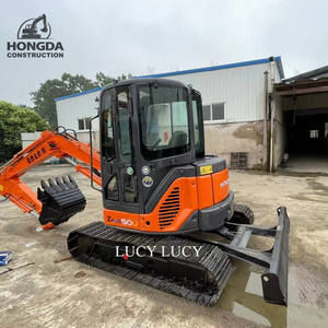 Miniexcavadora Hitachi ZX60 usada EPA CE Japón Original Excavadora hidráulica sobre orugas ZX50 60 70 120 130 venta motor Isuzu Yanmar - Product Image 1