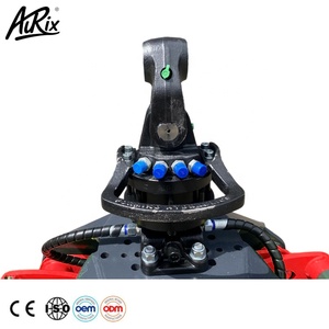 Mini-chargeuse sur pneus AURIX-LG <span class=keywords><strong>avec</strong></span> <span class=keywords><strong>grappin</strong></span> <span class=keywords><strong>forestier</strong></span> rotatif pour bois et rotateur hydraulique - Product Image 5