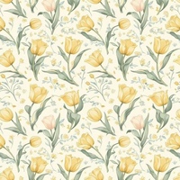 Eleganter Bio-Stil Hot Sale Tulip Flower Design Bequemes Gefühl Baumwoll stoff Schöne Farben für Frauen Kinder Kleid Stoff