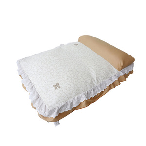 Pet Princess Bed Rectangle Milk Coffee Color Vintage Lace Removable Washable All Season Dog <b>Cat</b> Sleeping <b>Mat</b> - Product Image 5