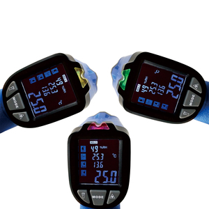 XE-817 Hot-Selling 6 1 LCD Display Infrared <b>Thermometer</b> Backlight Plastic Material Temperature Humidity Meter OEM Customizable X - Product Image 6