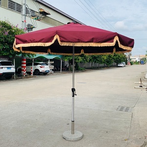Grand design décoratif UV imperméable à l'eau parapluie tissu impression logo personnalisé extérieur plage <span class=keywords><strong>soleil</strong></span> pour événements plage restaurant - Product Image 4