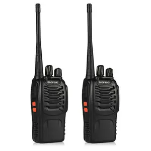 Baofeng-walkie talkie de largo alcance para niños, radios ht 888s, bf-888s plus, 3000 millas, 100 km