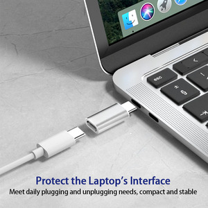 UT-Đoàn Kết Usb3.1 10Gbps Type-C M/F Adapter <span class=keywords><strong>USB</strong></span> Loại C Nam Để Nữ 5A Nhanh Chóng Sạc Dữ Liệu Dây Cáp Adapter Đối Với iPhone - Product Image 4