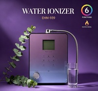 9 Pelat Ionizer Air Alkali pH 3-11 Pemurni Air Meja dengan Layar Sentuh LCD
