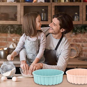 Gloway DIY Cuisson Polyvalent Soleil Fleur En Forme <span class=keywords><strong>De</strong></span> Silicone <span class=keywords><strong>Charlotte</strong></span> Cheesecake Moules À Gâteau Pour Brownie Tarte Tarte Flan Pain - Product Image 6