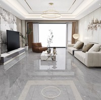 Carrelage de sol en céramique brillant antibactérien de haute qualité 800x800mm