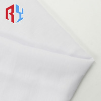 Kain Poliester T Spun 100% Putih Ringan 44"/45" 90gsm Polos untuk Pakaian Thobe Arab Saudi, Promo Panas 2026
