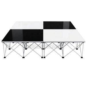 Scène de <span class=keywords><strong>DJ</strong></span> portable intelligente en aluminium pour usage intérieur, avec podium et escalier mobile, à vendre - Product Image 5